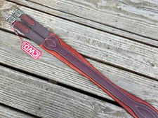 CWD Two Tone Brown Padded Classic Hunter English Girth - 56"-140cm - NWT 
