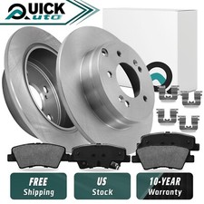 Rear Brake Rotors Ceramic Pads Kit for 2011 -...