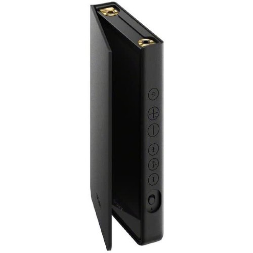 SONY CKL-NWZX700 Official Leather Case Black for Walkman NW-ZX707 From JAPAN - Afbeelding 3 van 6
