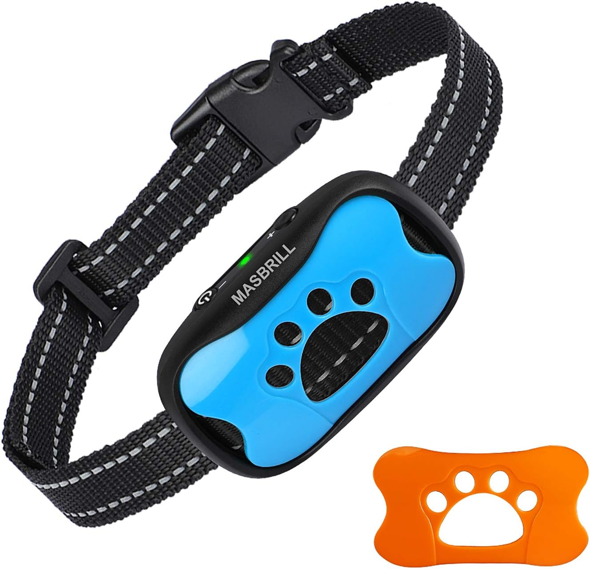 MASBRILL anti Bark Collars for Dogs, Rechargeable Bark Collar for Small  Medium L