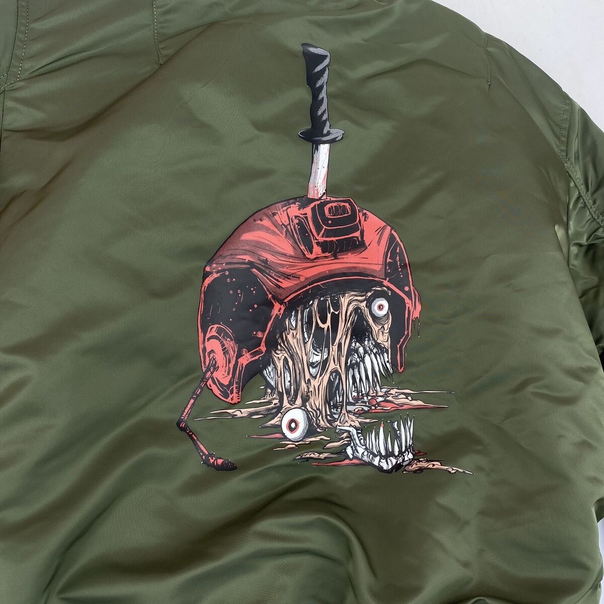 Rare Alpha Industries MA-1 Flight Bomber Jacket Size Reg Rare Alpha Industries MA-1 Flight Bomber Jacket Size Reg