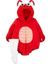 Carters Halloween Costume Lobster 12 18 or 24 Months 2 Piece Set
