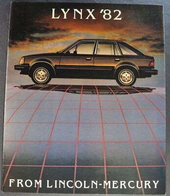 CATALOGUE SINGLES VICTOR→MERCURY 87-99 1982 Mercury Lynx Catalog Brochure RS L GS LS Sedan Wagon