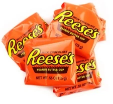 SNACK SIZE REESE'S -PEANUT BUTTER CUPS IN MILK CHOCOLATE, BULK BAG-PRICE VALUE!