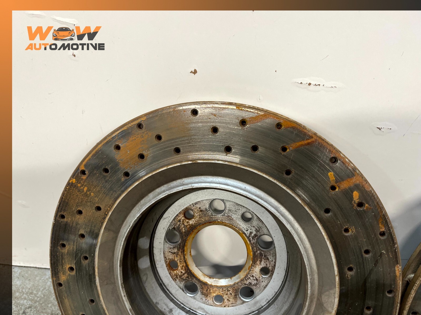 14-17 MASERATI GHIBLI REAR RIGHT AND LEFT BRAKE ROTOR DISC PAIR SET OEM