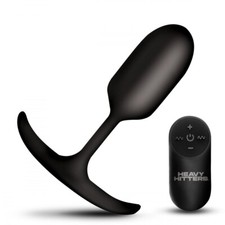 Vibrating XL Weighted Silicone Anal Plug