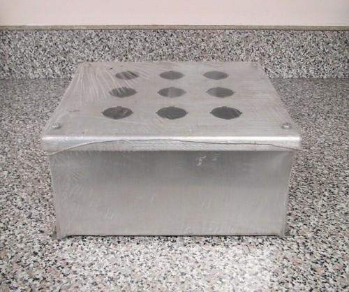 New Rittal Electromate E-9PBXDSS 9-Hole SS Stainless Steel Push Button Enclosure - Picture 2 of 4