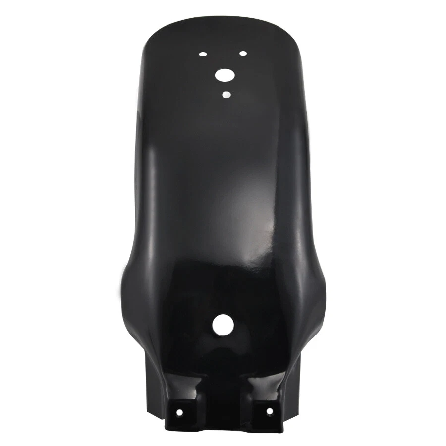 Guardabarros trasero negro universal sólido para Yamaha V-Star 650 1100 1300 Foto 3 de 4