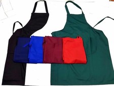 Mens Ladies Childs Plain Colour Kitchen Bar Cleaning School Catering Staff Apron