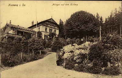 KAMENZ Kamjenc LK Bautzen Villa Anlagen Hutberg um 1910 Verlag Brück & Sohn - Bild 1 von 2