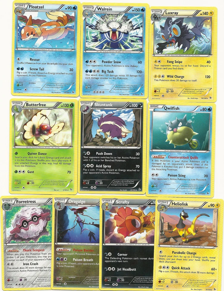 2014 COMPLETE (91) XY FLASHFIRE BASE SET Pokemon Card Set-8 HOLO+83 NONHOLO NM/M - Image 2 of 4
