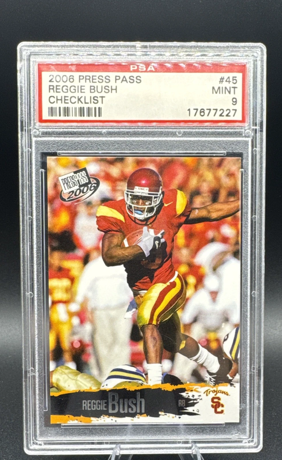Reggie Bush Press Pass #45 Checklist