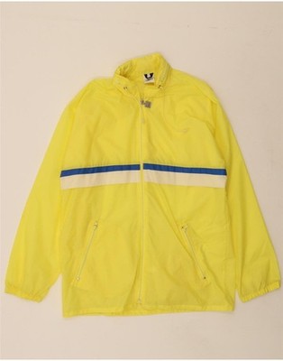 RODEO Damen Regenjacke mit Kapuze IT 48 XL Gelb Polyamid BL09