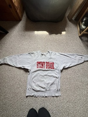 Champion Reverse Weave Stony Brook University Crewneck Sweatshirt 80s 90s Vtg XL