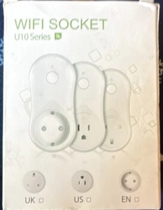 U10 Series Wi-Fi Smart Plug UK/US/EN App-Controlled White Android/iOS Compatible