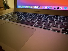 Apple MacBook Air 11.6" Silver Laptop, Backlit Keyboard, Wi-Fi, macOS Big Sur