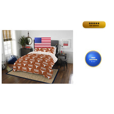 Northwest Ncaa Texas Longhorns Unisex-Adult Bed In A Bag Set Twin Rotary 767