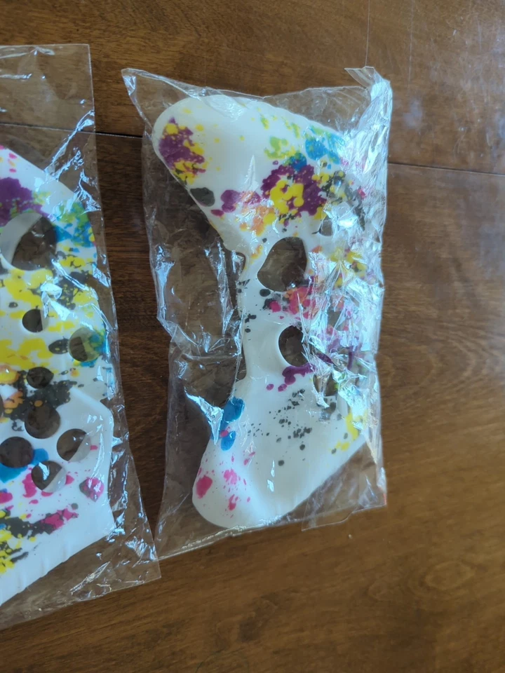 Silicone Rubber Skin Case Cover Xbox One Controller Paint Splatter Nip - Image 2 of 3