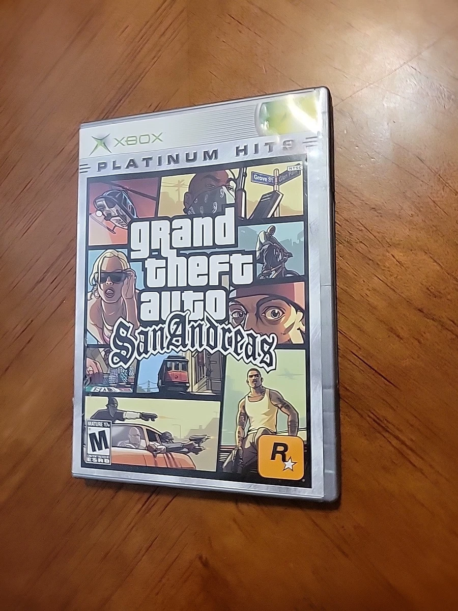 GRAND THEFT AUTO: San Andreas (Original Xbox) w/ Manual - No Map EUR 21