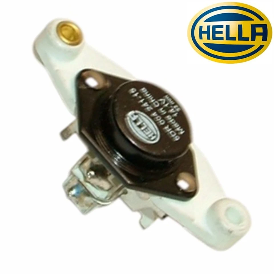Регулятор напряжения Hella 1983-94 Mercedes BMW Porsche VW Audi Fiat Alfa с щетками - Изображение 4 из 4