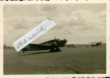 WK2 Foto Wehrmacht Flugzeuge Junkers Ju Flughafen