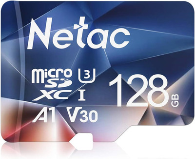 Netac Micro-Sd-Karte 128GB, A1, U3, C10, V30, 4K, 667X, UHS-I, Geschwindigkeiten