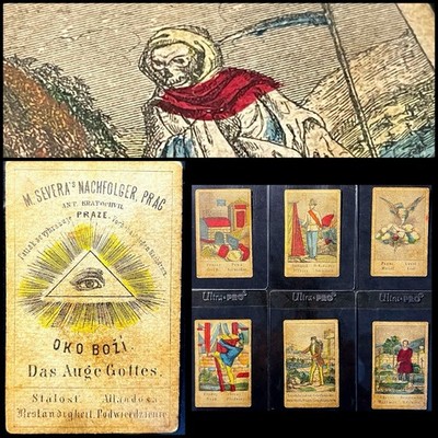 Gypsy Oracle c1820 Historic Very Early Cartomancy Fortune Telling Oracle Gypsy ...