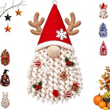 DIY Seasonal 3D Crochet Door Hanger Kit Collection, Crochet Wreath Kit