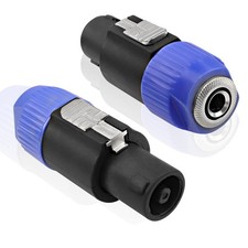 Speakon to 1/4 6.35mm Adapter Connector NL4FX 4Pole SpeakON Male to 1/4 Inch ...