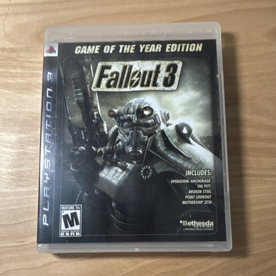 Bethesda Fallout 3 Game of the Year Edition w/ Manual NTSC-U/C PS3 Excellent