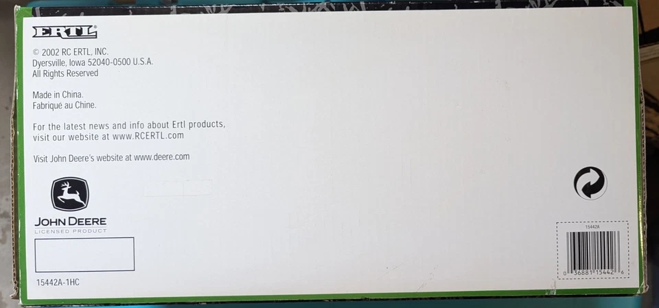 JOHN DEERE 8520T 1/16 & 1/64 COLLECTOR EDITION SET ERTL #15442A NIB - Image 3 of 4