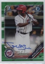 2019 Bowman Chrome Prospect Green Refractor 13/99 Telmito Agustin Auto 0b5