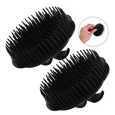 2pcs Plastic Hair Scalp Massager Shampoo Brush for Bath Shower Use