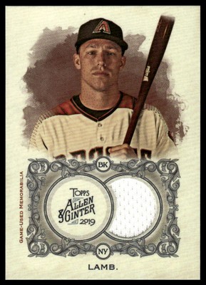 2019 Topps Allen & Ginter #FSRB-JL Jake Lamb Full-Size Relics B