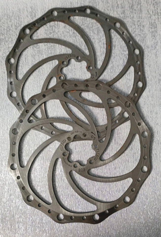 AVID CODE 5 SCHEIBENBREMSEN HYDRAULISCH VORNE UND HINTEN 203mm Disc MTB DH FREERIDE z429 - Bild 4 von 4