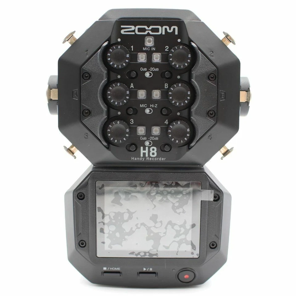 ZOOM H8 Handy Recorder Podcast Field Recorder Black Pro Audio Equipment rare - Image 2 of 4