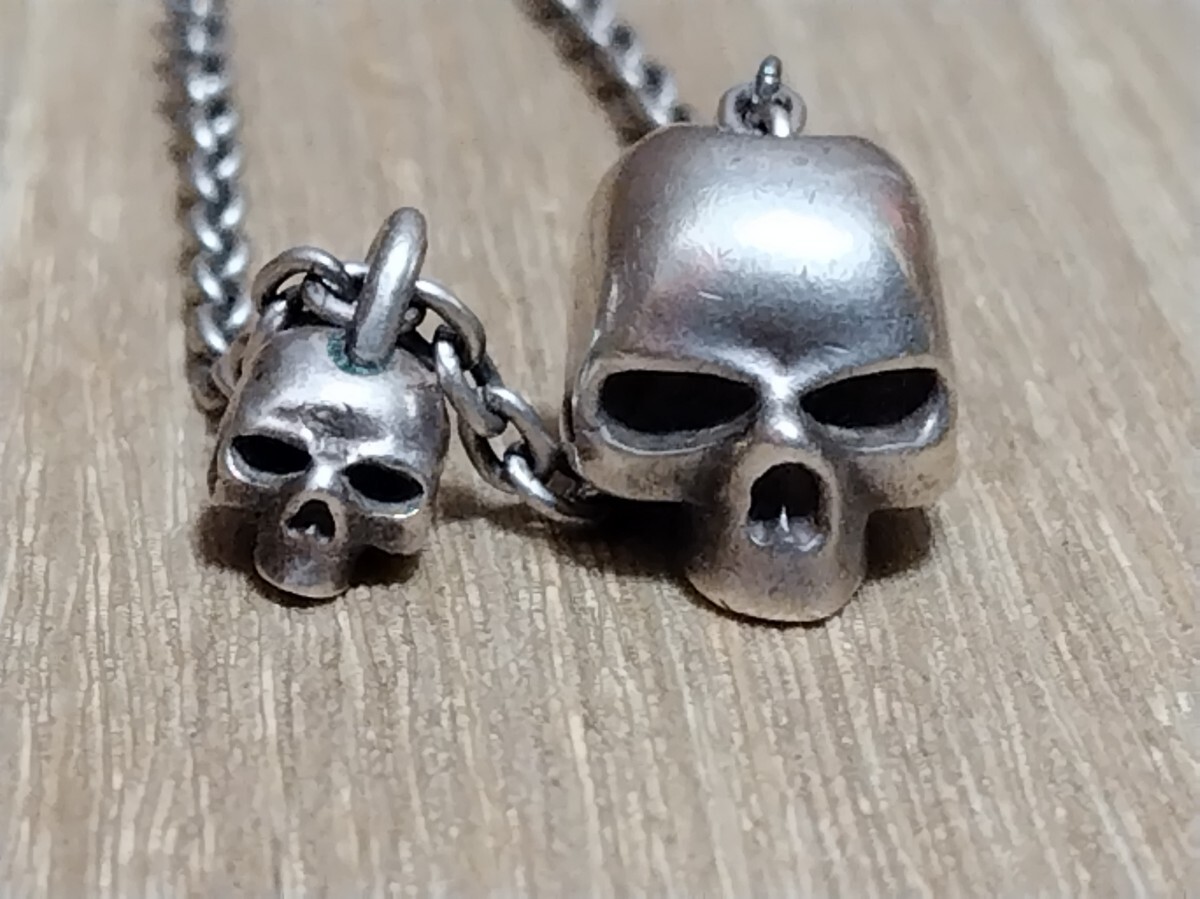 01ss number nine jamhomemade double skull necklace Silver925 | eBay