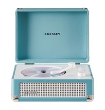 Crosley CR3505ATU Cruiser Retro Portable CD Player with Stereo Bluetooth Spea...