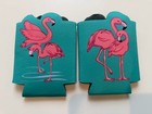 Flamingos Koozies Two Pack Used — photo 1
