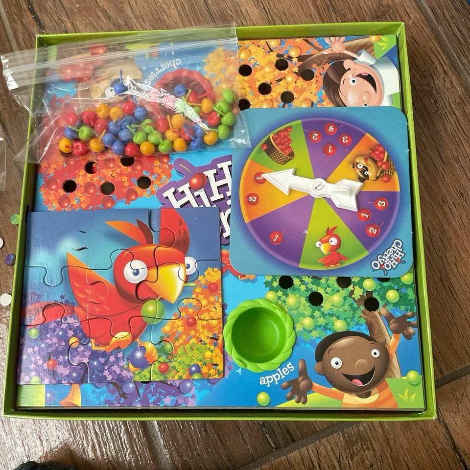 Jogo de tabuleiro Hi Ho Cherry-O peças de reposição SPINNER 2007 tabuleiro de papelão - Imagem 2 de 4