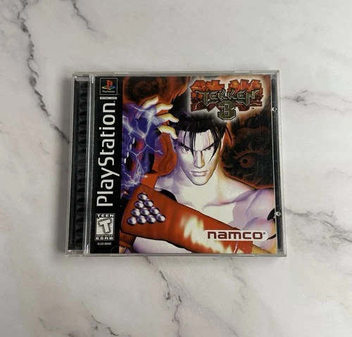 Tekken 3 (Sony, PlayStation 1, PS1, 1998) CIB W/ Manual + Reg Card - Tested