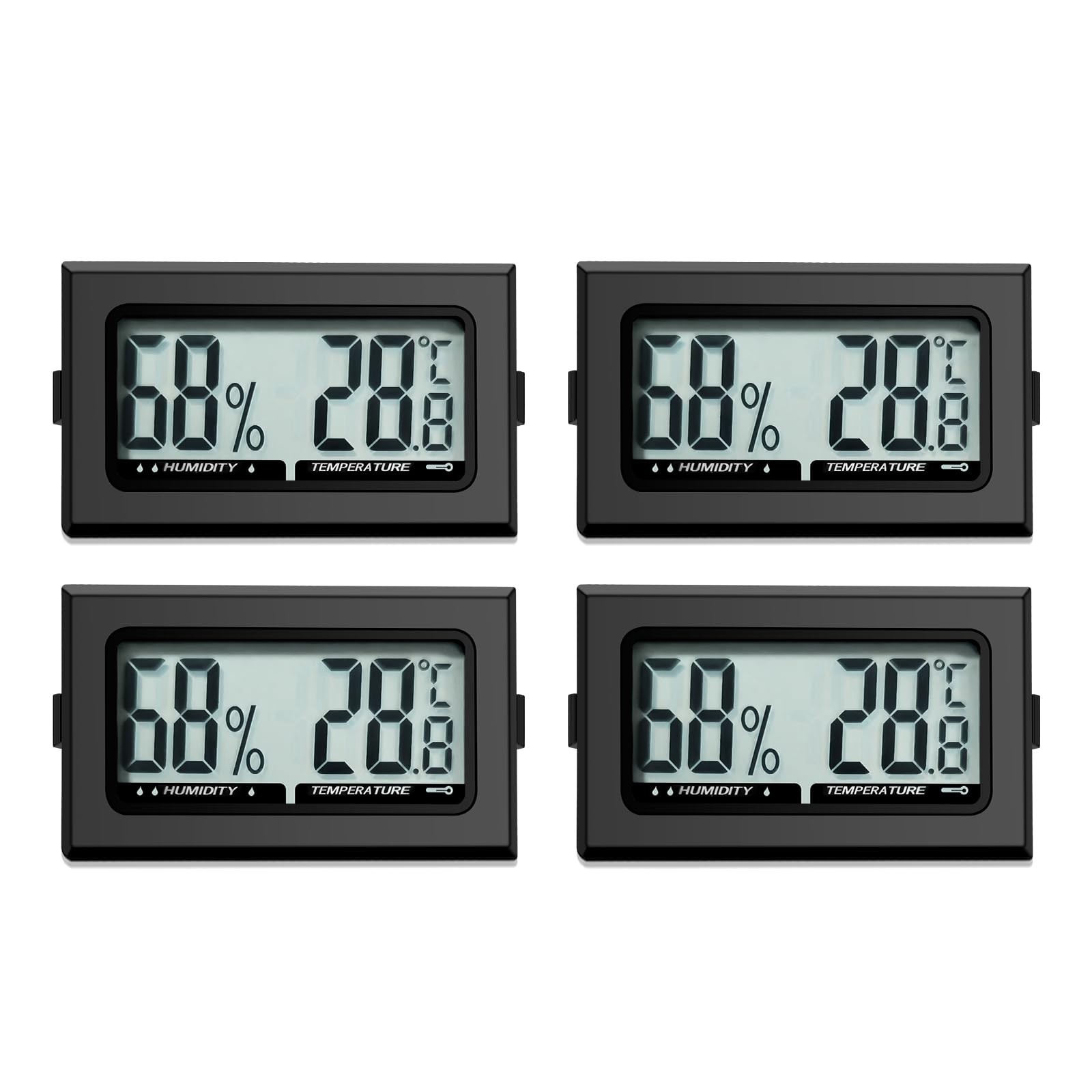 Thermomètre numérique intérieur de précision LCD pour cuisine, serre et bureau