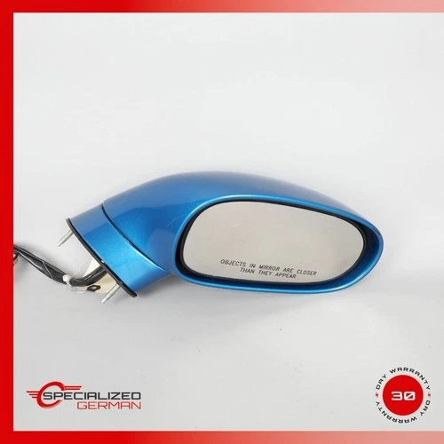 2006-2013 Chevrolet Corvette C6 Right Side Rear View Door Mirror Blue OEM Used