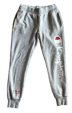 Vintage Champion Reverse Weave Sweatpants Sz Large RWSS Heather Gray Drawstring