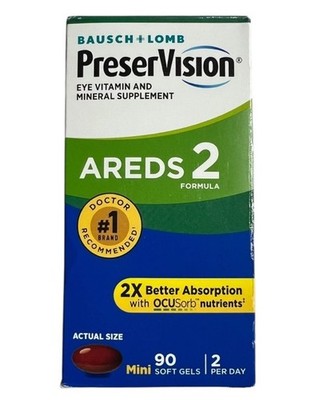 PreserVision AREDS 2 Eye Vitamin & Mineral Supplement 60 ct, 10/26 NEW!!!
