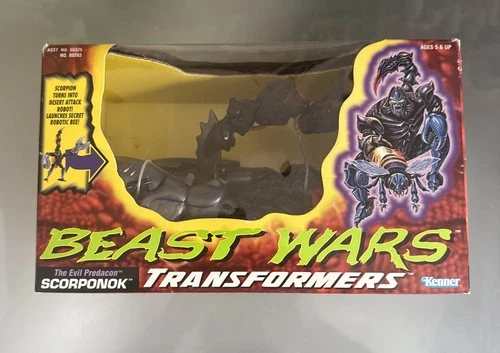 🦂Vintage Kenner Transformers Beast Wars Scorponok Figure Sealed🦂