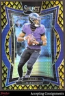 2024 Select Prizm Gold Dragon Scale #35 Lamar Jackson 06/10 RAVENS