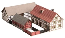 Faller 282800 Z Scale Half-Timber Three-Sided Farm -- Laser-Cut Kit