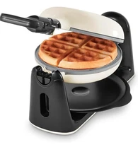 Dash Ceramic Flip Belgian Waffle Maker – Nonstick, 1000W-Quality Waffles