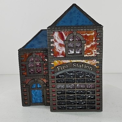 Forma Vitrum Stained Glass Fire Station Vitreville Collection By Bill Job 1995